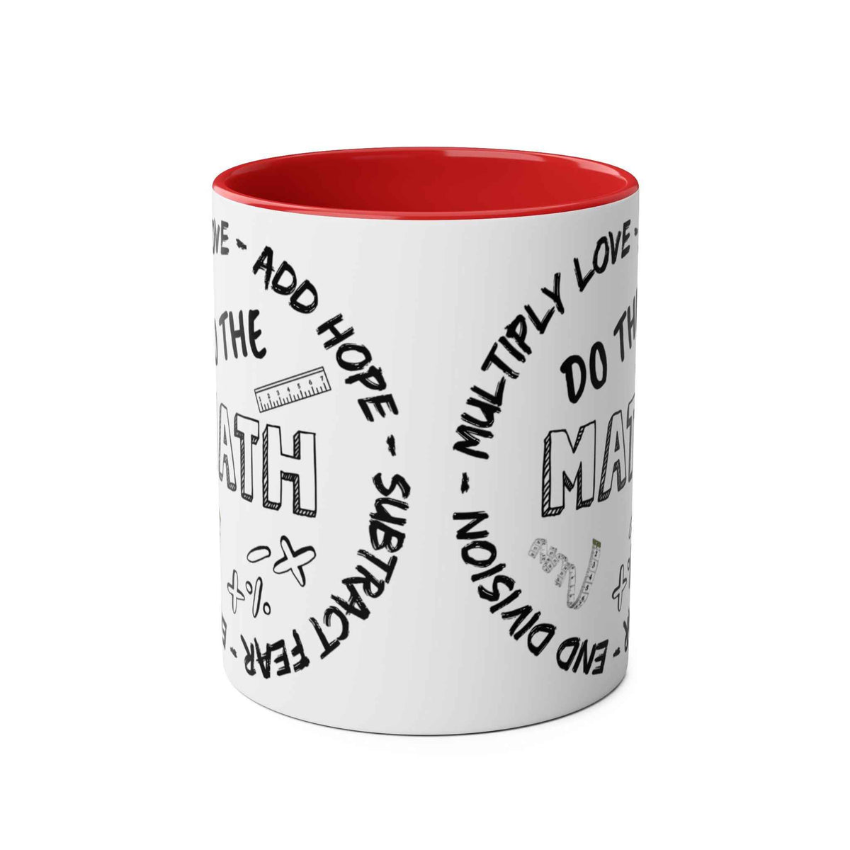 Do the Math Mug - Two-Tone, 11oz