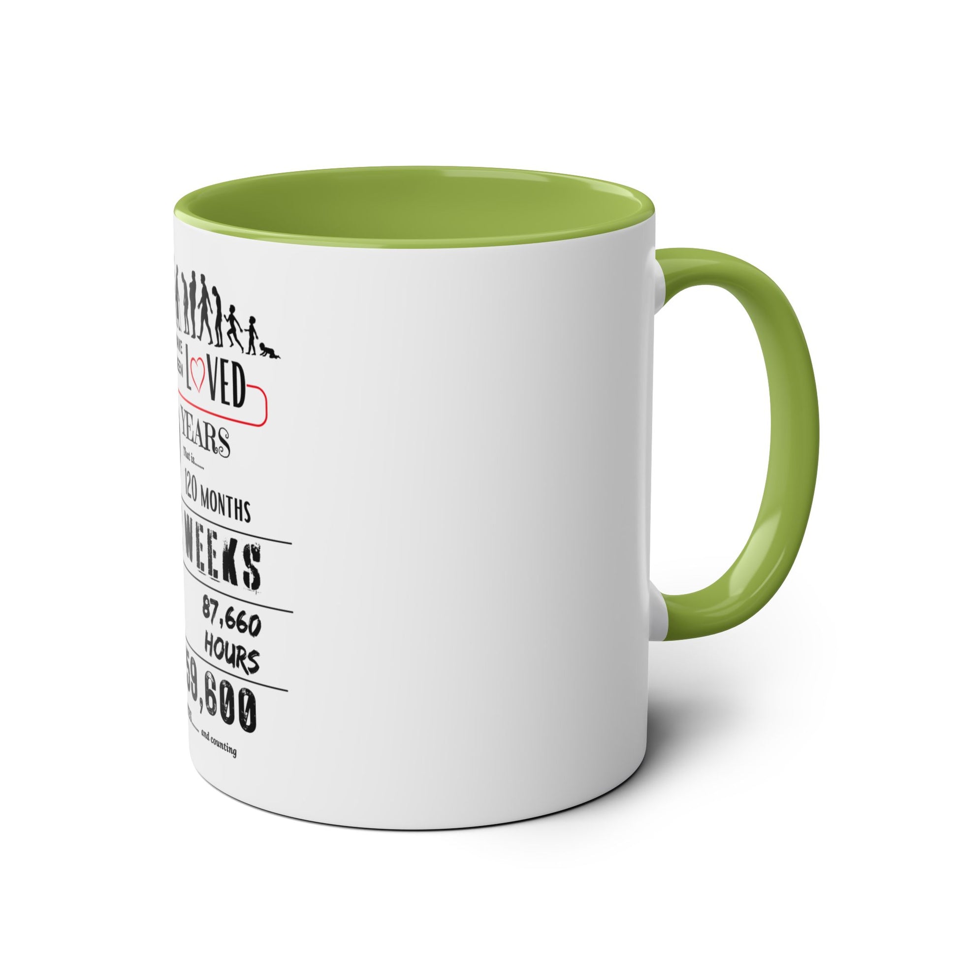 10th Birthday Two-Tone Coffee Mug, 11oz - Conscience Garment