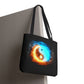 Fire and Ice Yin Yang Tote Bag