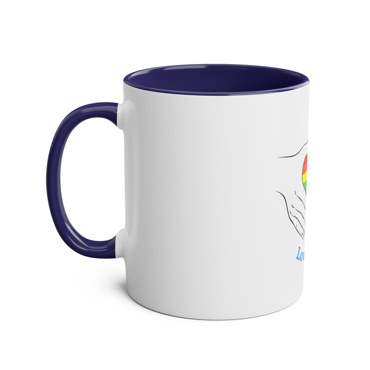 Love Is Love Two-Tone Mug - Conscience Garment