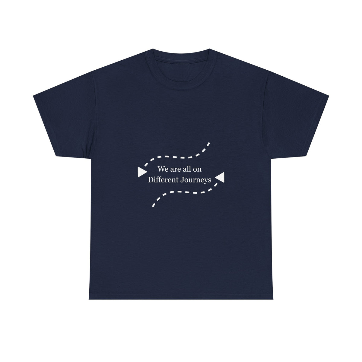 Inspirational Journey Tee, Motivational Cotton T-Shirt, Unisex Shirt, Gift for Friends, Casual Wear, Travel Lovers, Positive Vibes - Conscience Garment