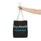 Stay Humble Hustle Hard Motivational Tote Bag