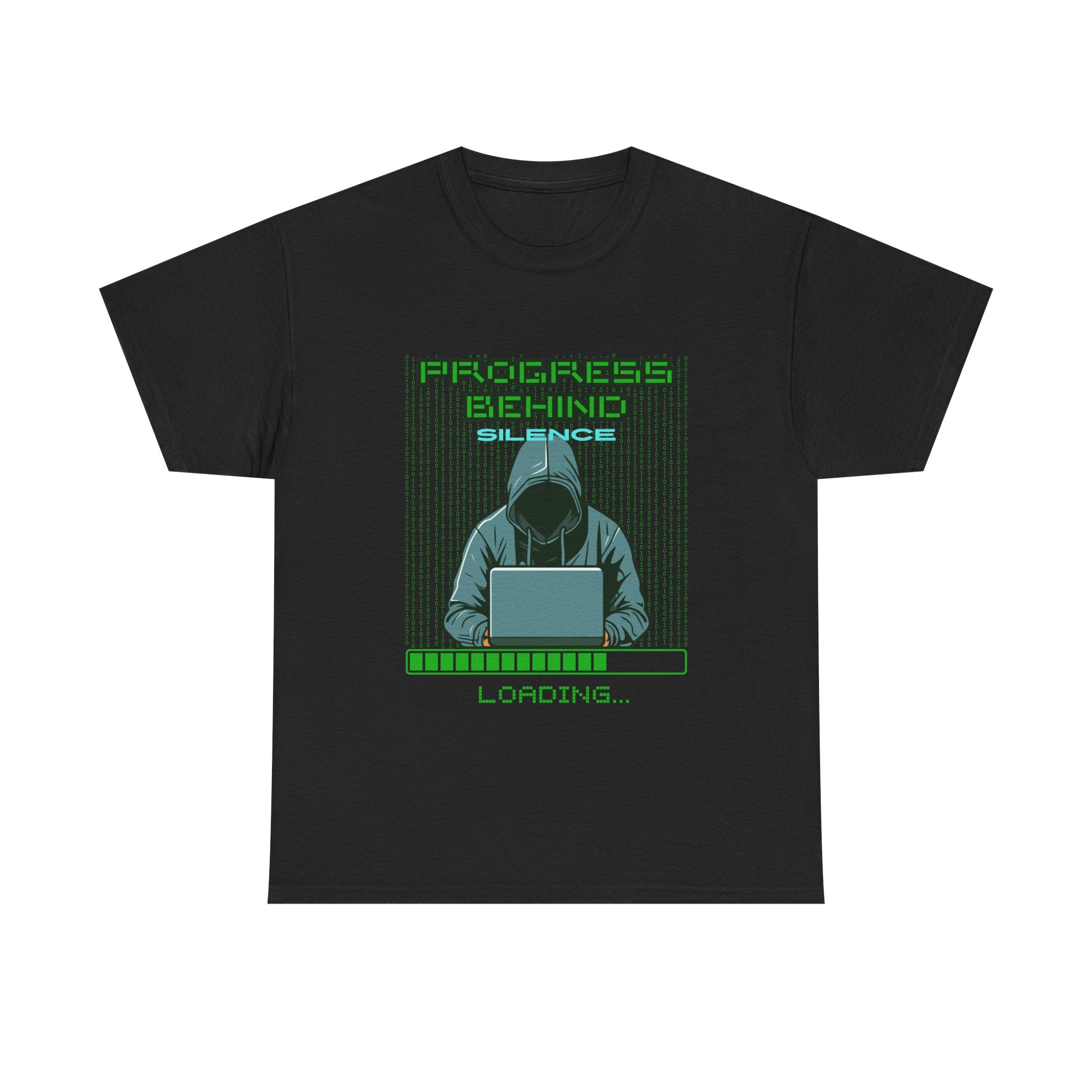 Programmer Behind the Screen T-Shirt – Hoodie Graphic Tee (Loading Bar) - Conscience Garment