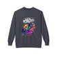 Colorful Chameleon Crewneck Sweatshirt — Vibrant Graffiti Lizard Graphic