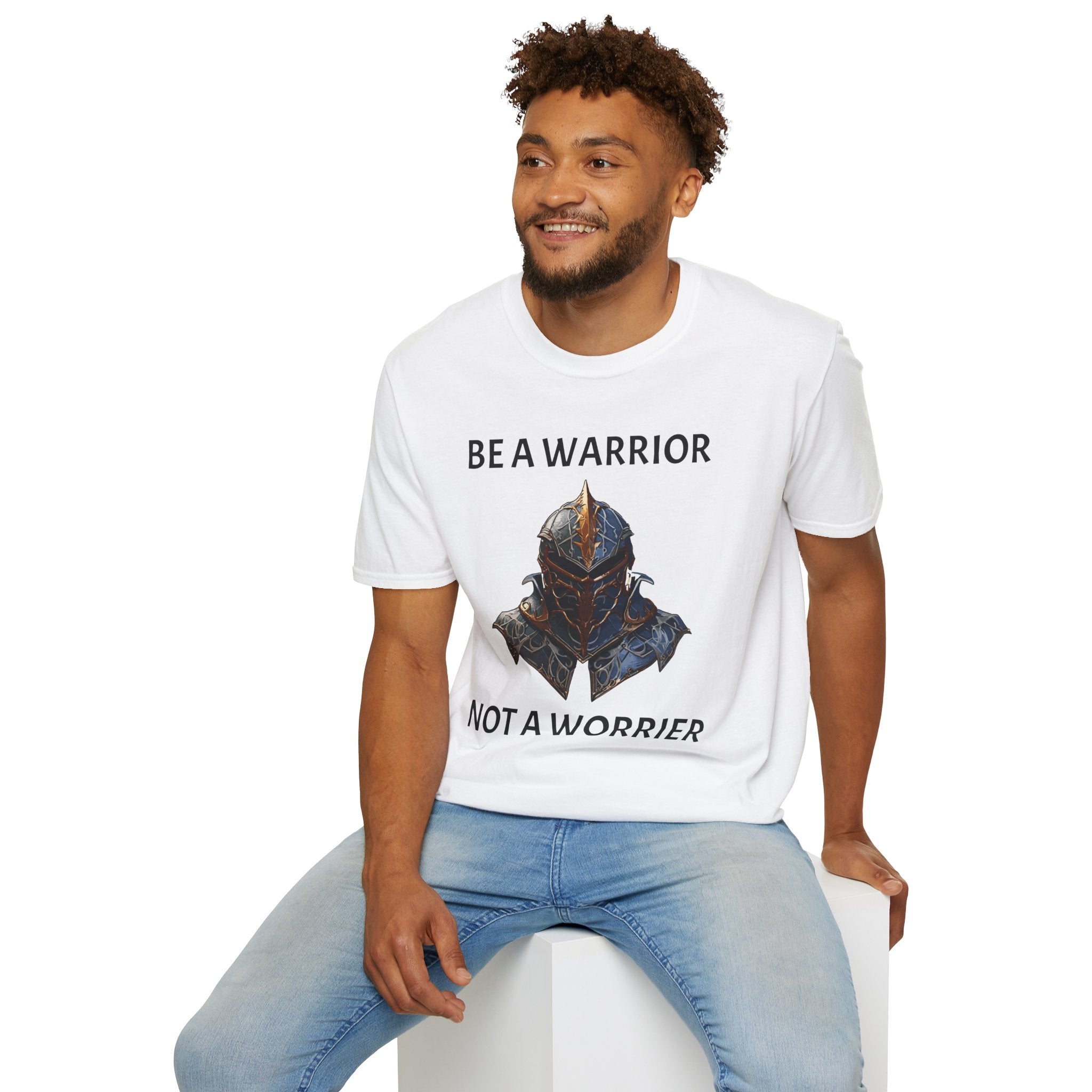 Be a Warrior T-Shirt — 'Be a Warrior, Not a Worrier' Motivational Tee