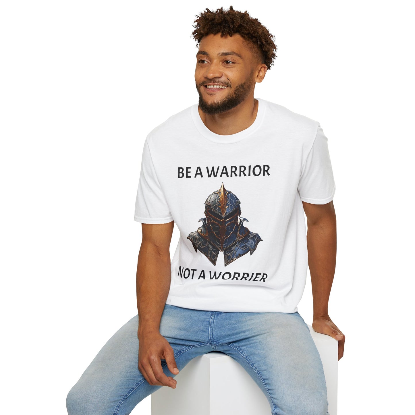 Be a Warrior T-Shirt — 'Be a Warrior, Not a Worrier' Motivational Tee