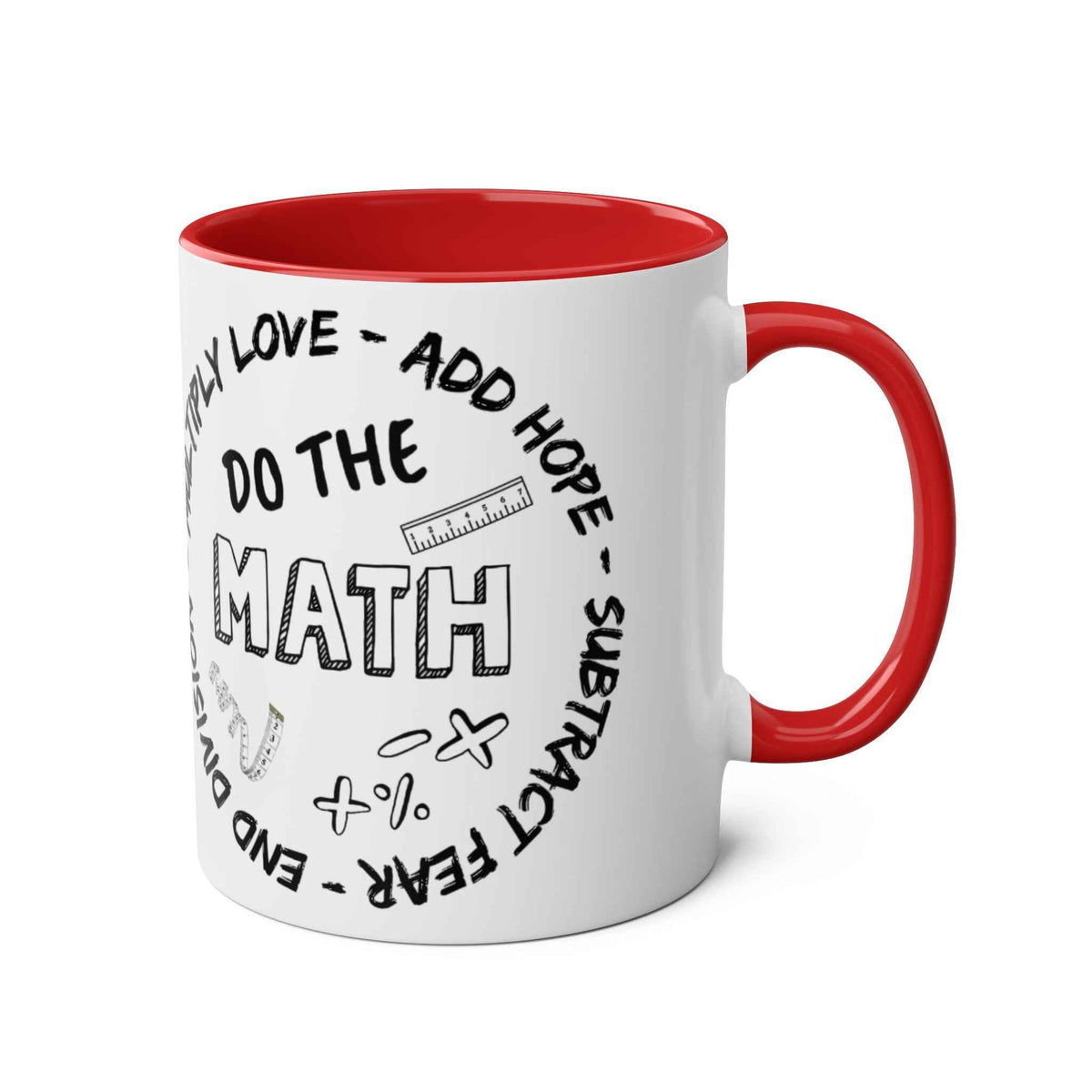 Do the Math Mug - Two-Tone, 11oz