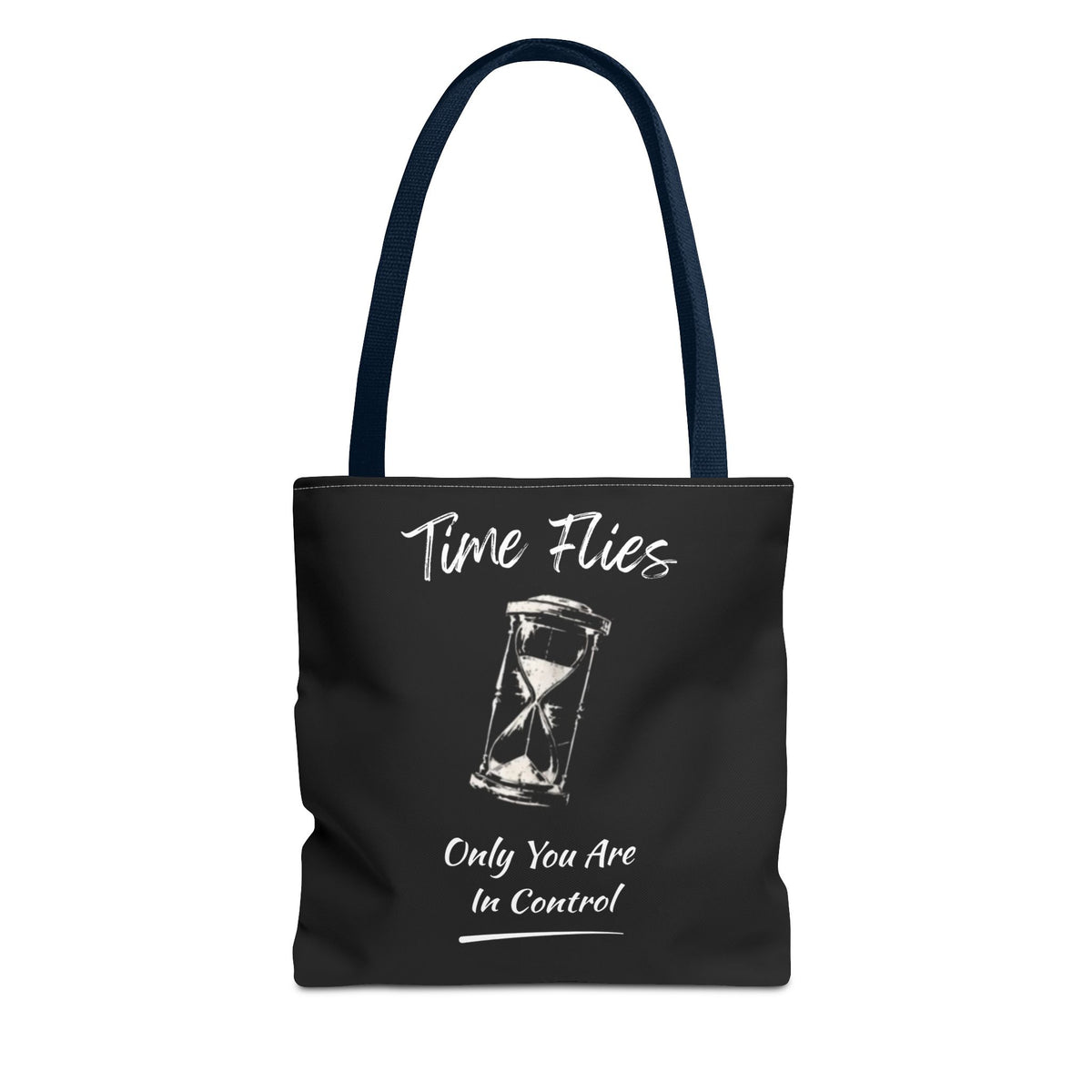 Time Flies Motivational Tote Bag