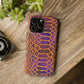 Purple-Gold Snake Skin Magnetic Impact Case