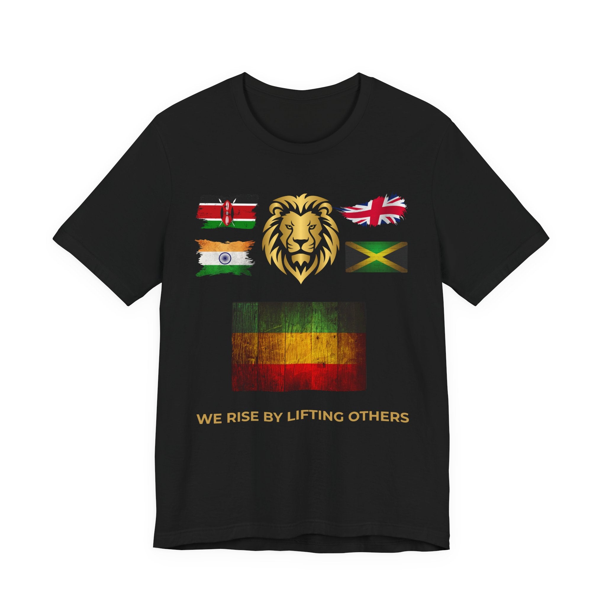 Reggae Lion Flag T-Shirt — Reggaeland 2026 Concert Tee