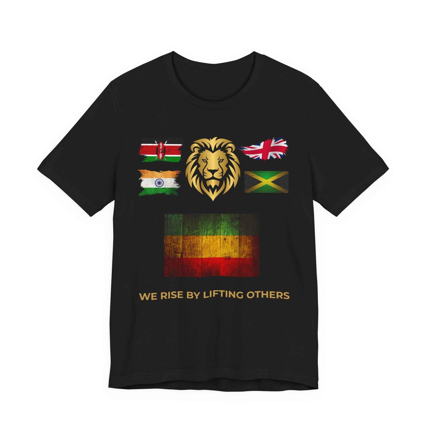 Reggae Lion Flag T-Shirt — Reggaeland 2026 Concert Tee