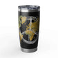 Travel Map 20oz Tumbler — 'Vagabond' World Peace Insulated Travel Mug