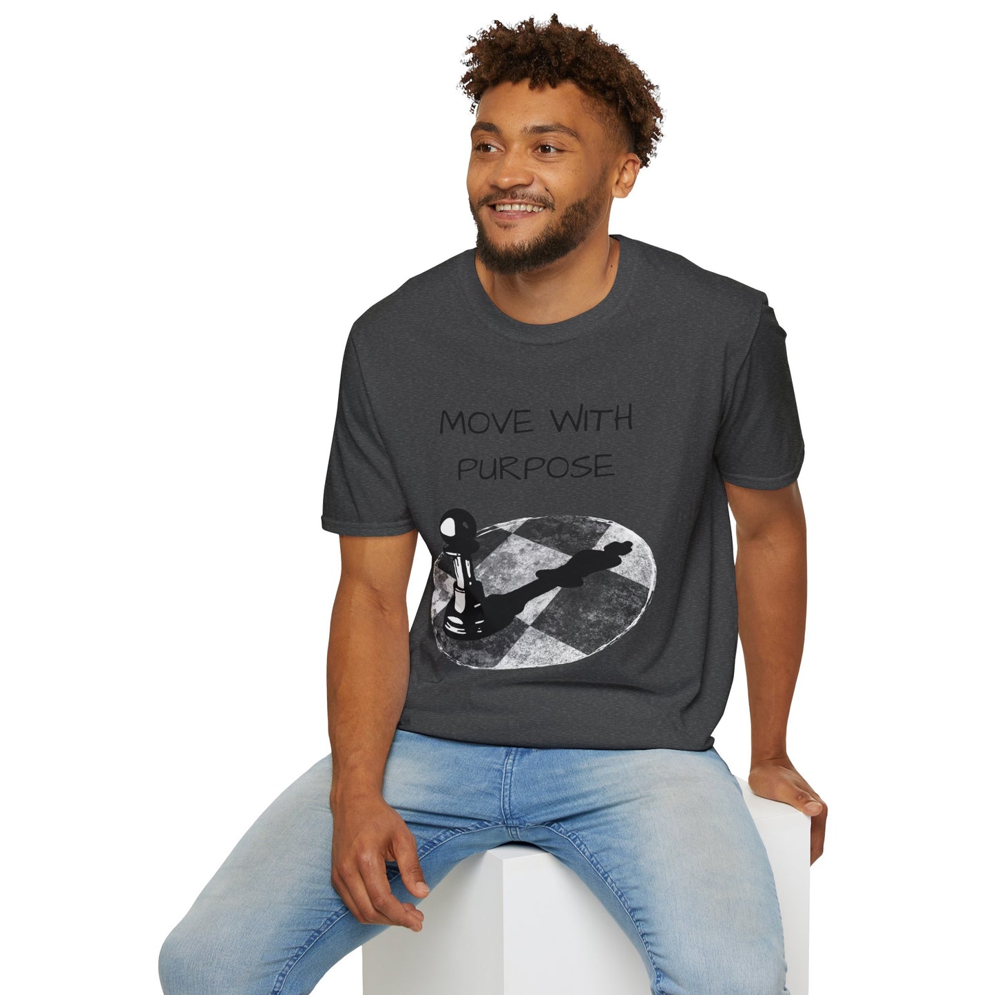 Chess Pawn 'Move With Purpose' T-Shirt