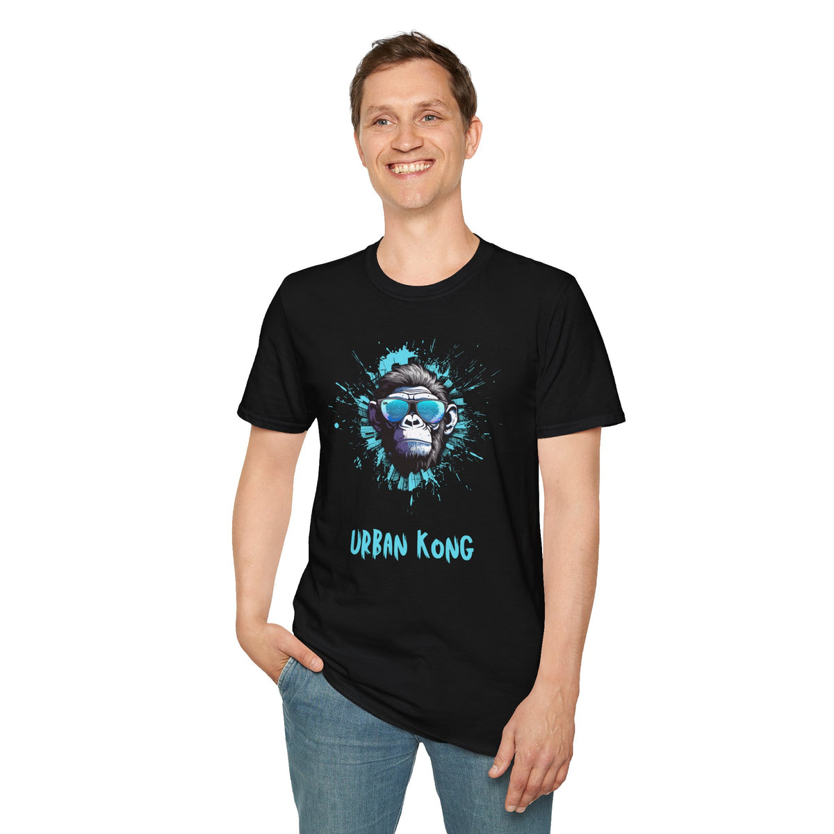 Urban Kong Graphic T-Shirt — Cool Sunglasses Monkey Streetwear Tee