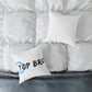 Top Bro Pillow - Square Poly Canvas Decorative Throw Cushion