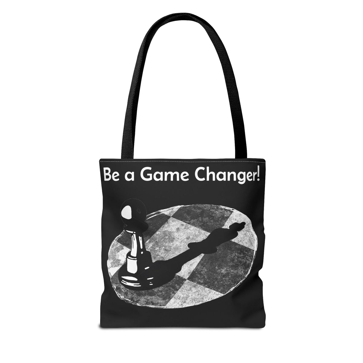 Be a Game Changer Inspirational Chess Tote Bag