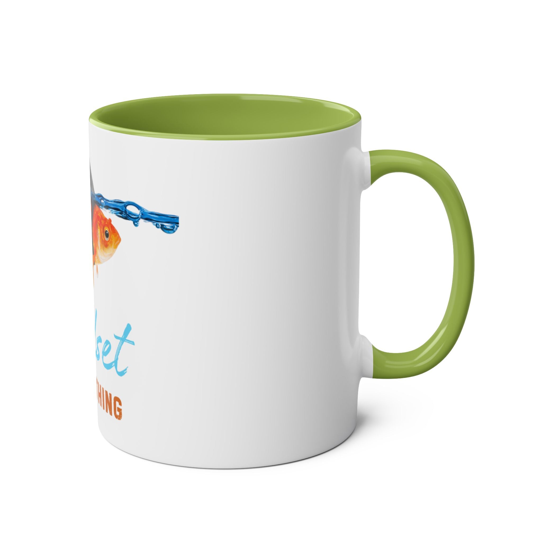 Mindset is Everything Two-Tone Coffee Mug, Birthday Gift, 7 Colors