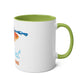 Mindset is Everything Two-Tone Coffee Mug, Birthday Gift, 7 Colors - Conscience Garment