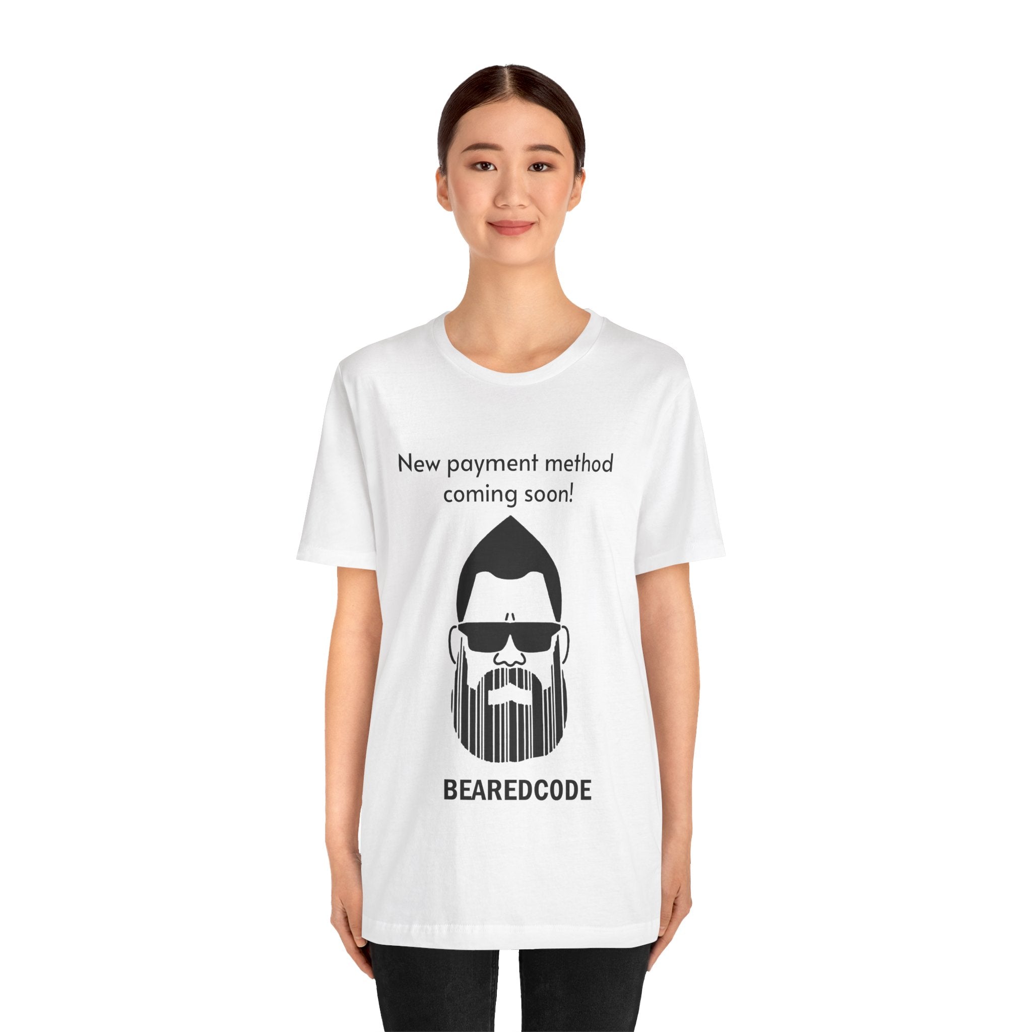 Bearded Man Barcode T-Shirt