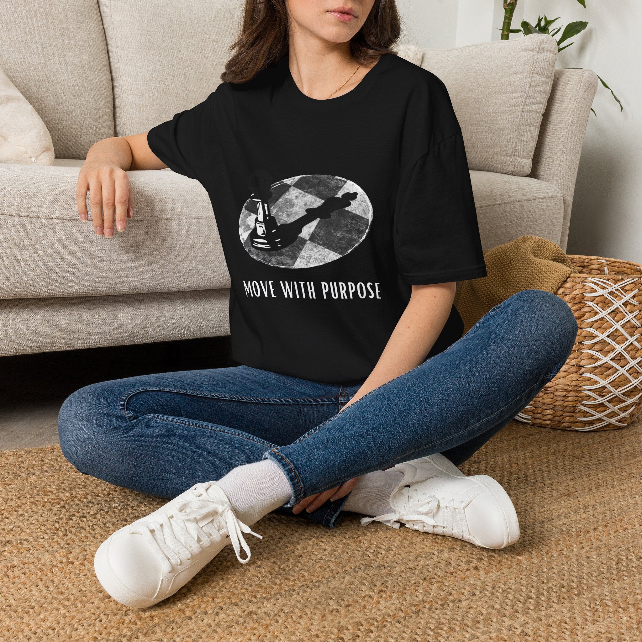 Chess Pawn 'Move With Purpose' T-Shirt