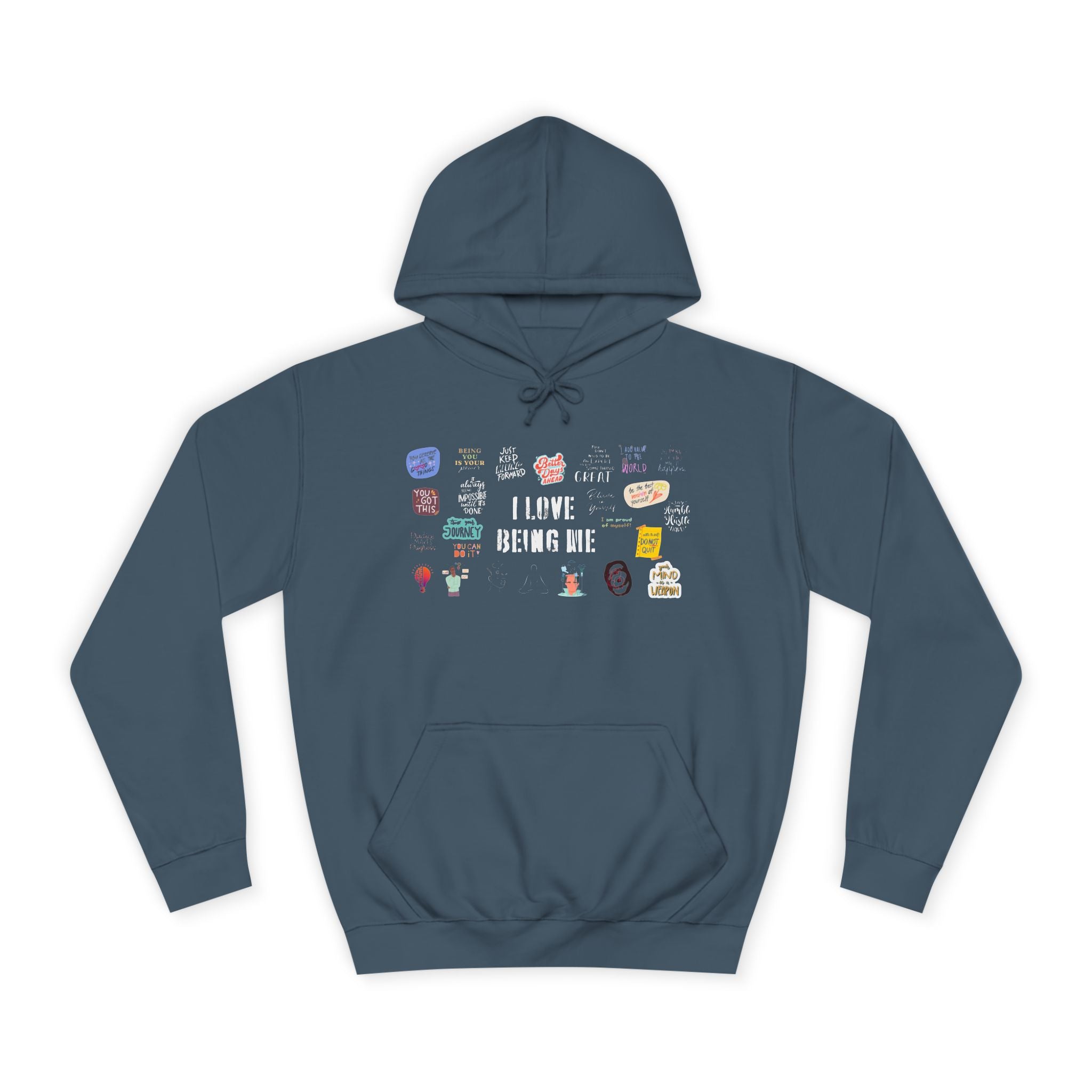 Motivationl Hoodie, Unisex, Self Affirmations, Comfort, Gift, Warm, Cozy