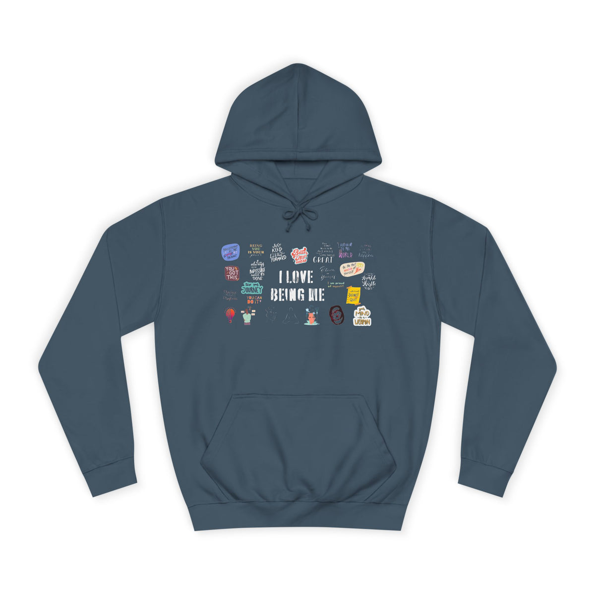 Motivationl Hoodie, Unisex, Self Affirmations, Comfort, Gift, Warm, Cozy