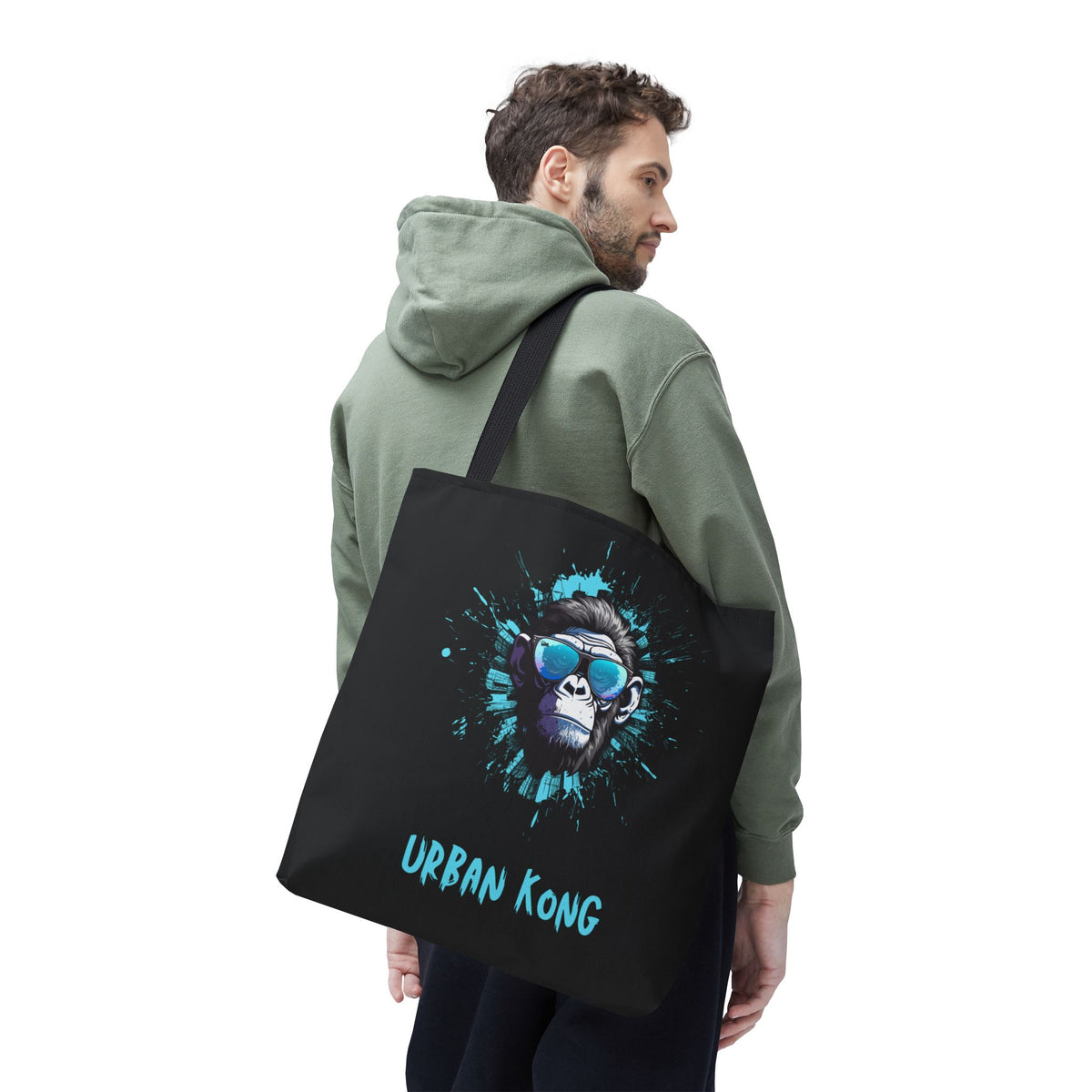 Urban Kong Graphic Tote Bag — Cool Ape Sunglasses All-Over Print