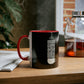 Inspirational Coffee Mug - IDEAS COME AFTER COFFEE, 11oz Two-Tone Mug - Conscience Garment