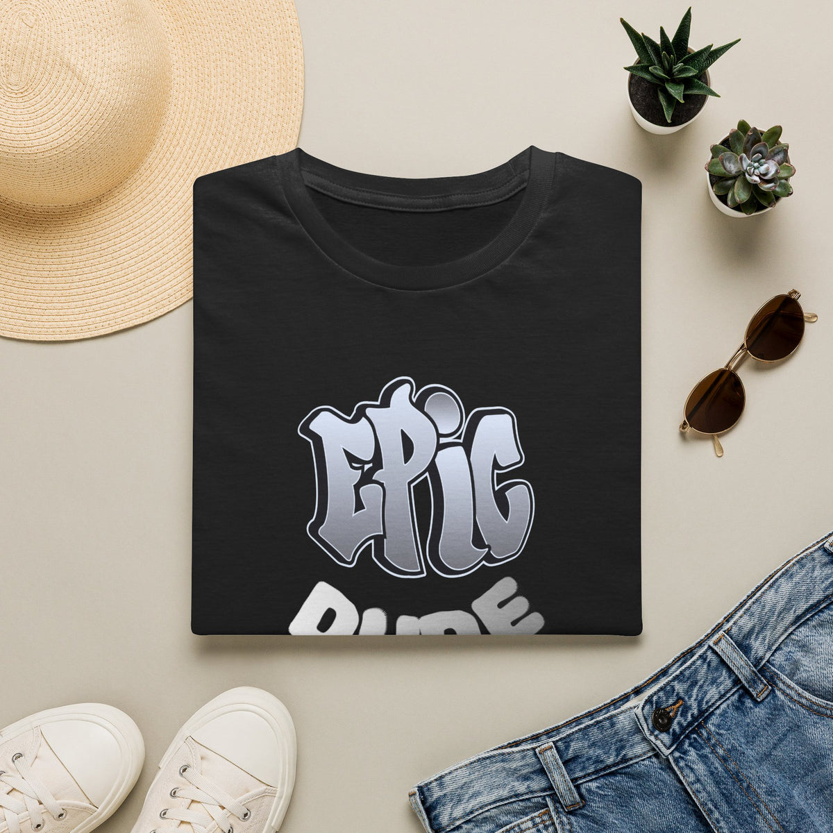 “EPIC DUDE” Graphic T-Shirt – Playful Streetwear Gift