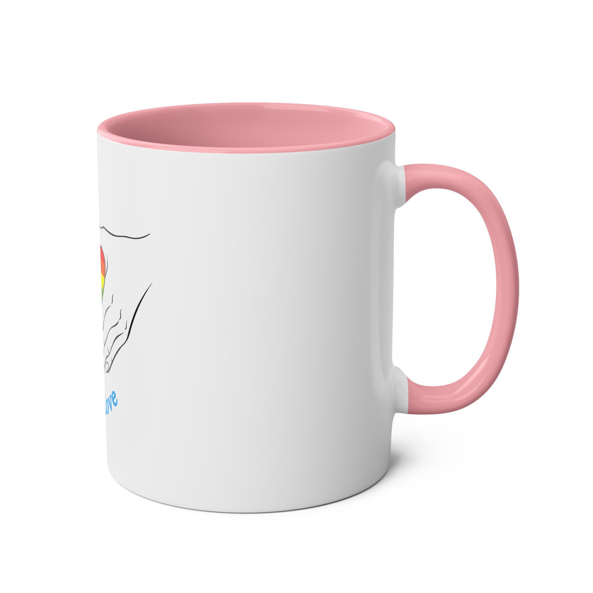 Love Is Love Two-Tone Mug - Conscience Garment