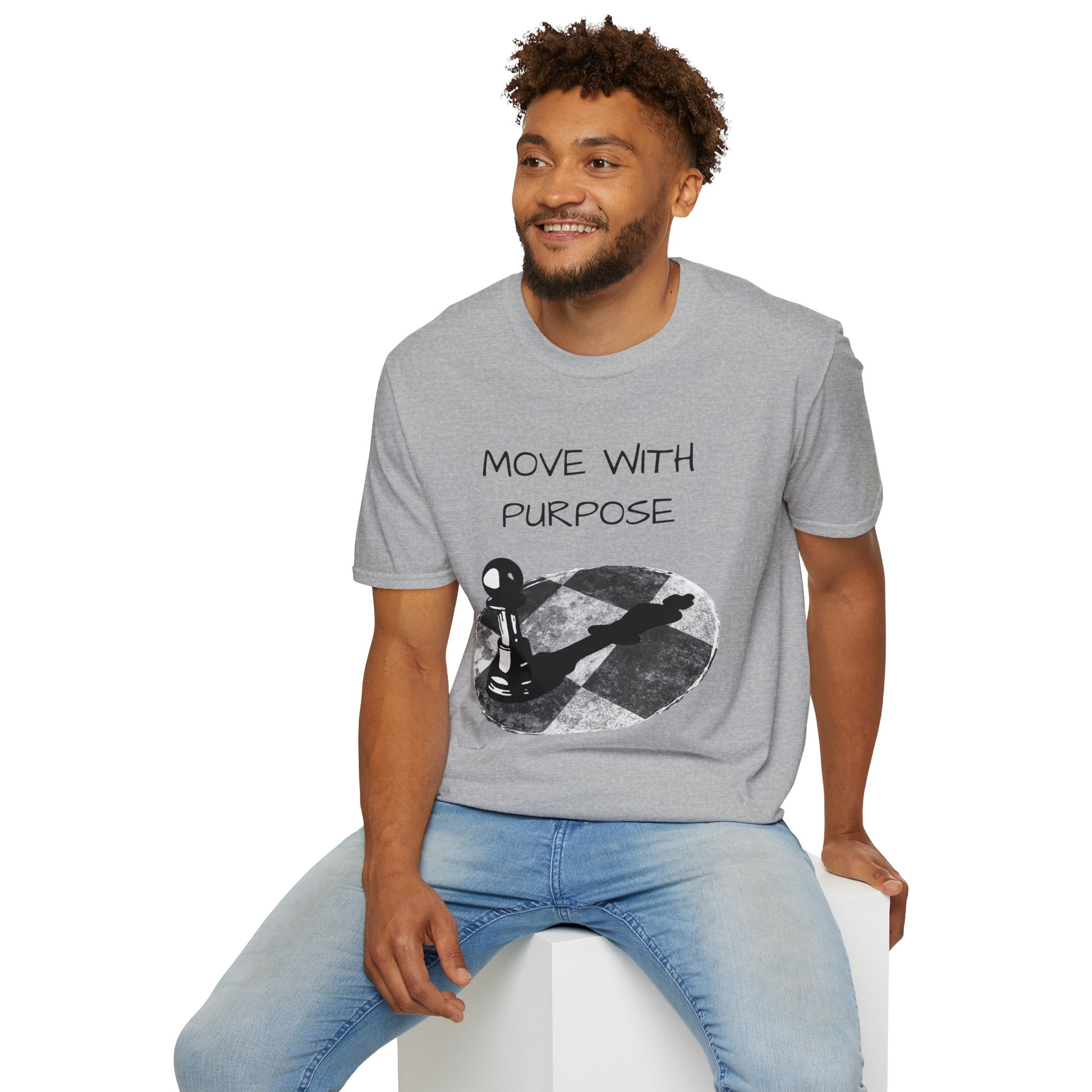 Chess Pawn 'Move With Purpose' T-Shirt