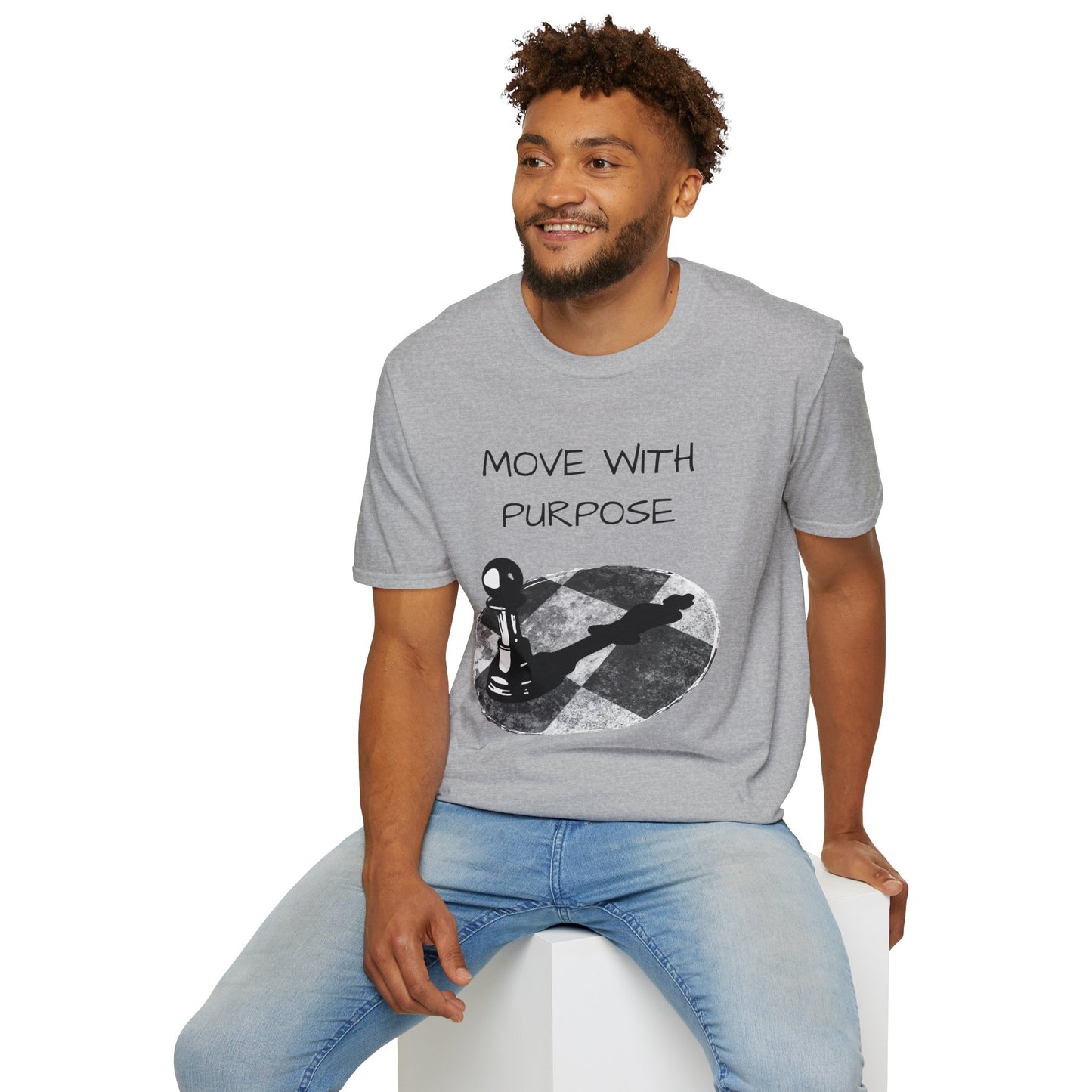 Chess Pawn 'Move With Purpose' T-Shirt