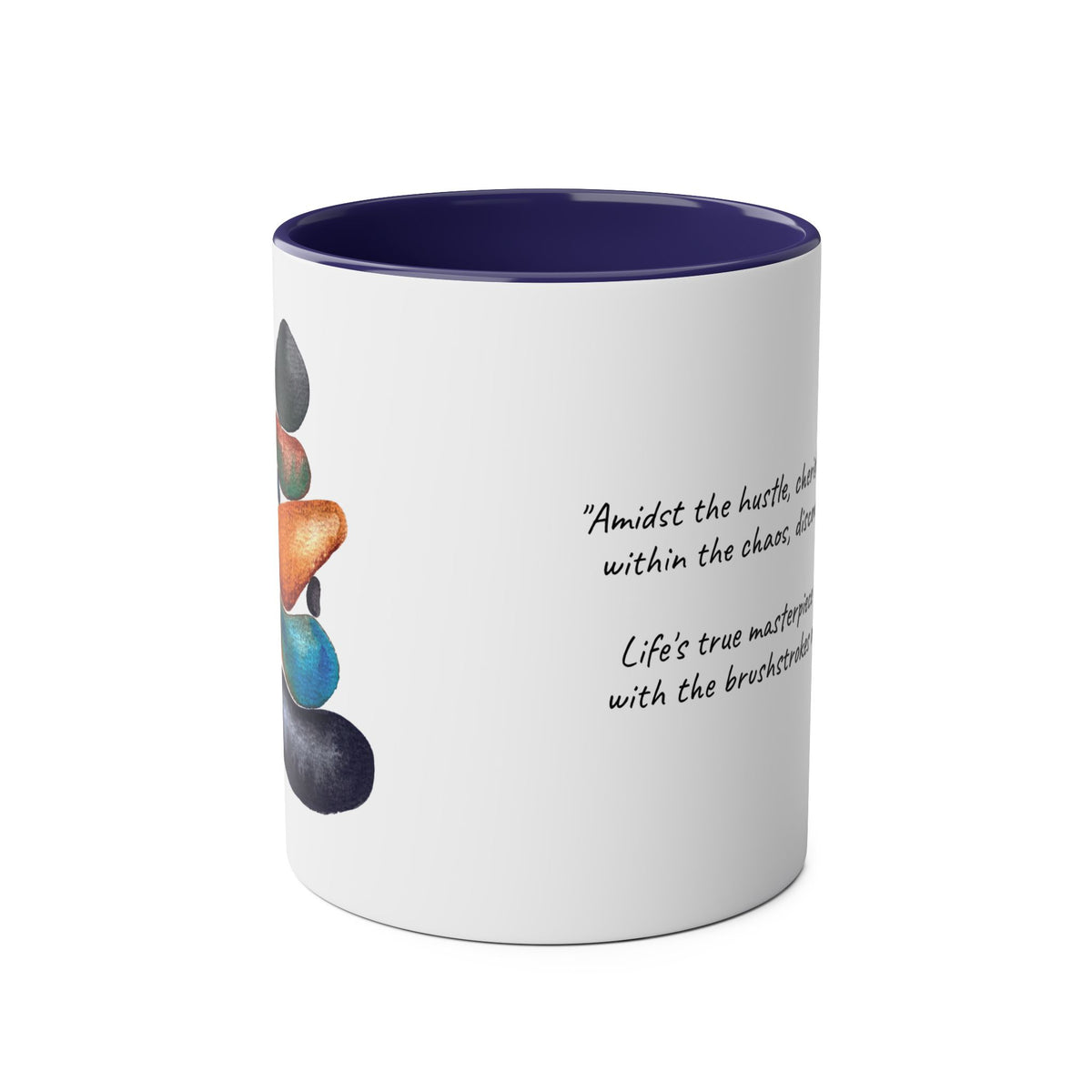 Find your Balance, Balancing Stones Coffee Mug - Conscience Garment