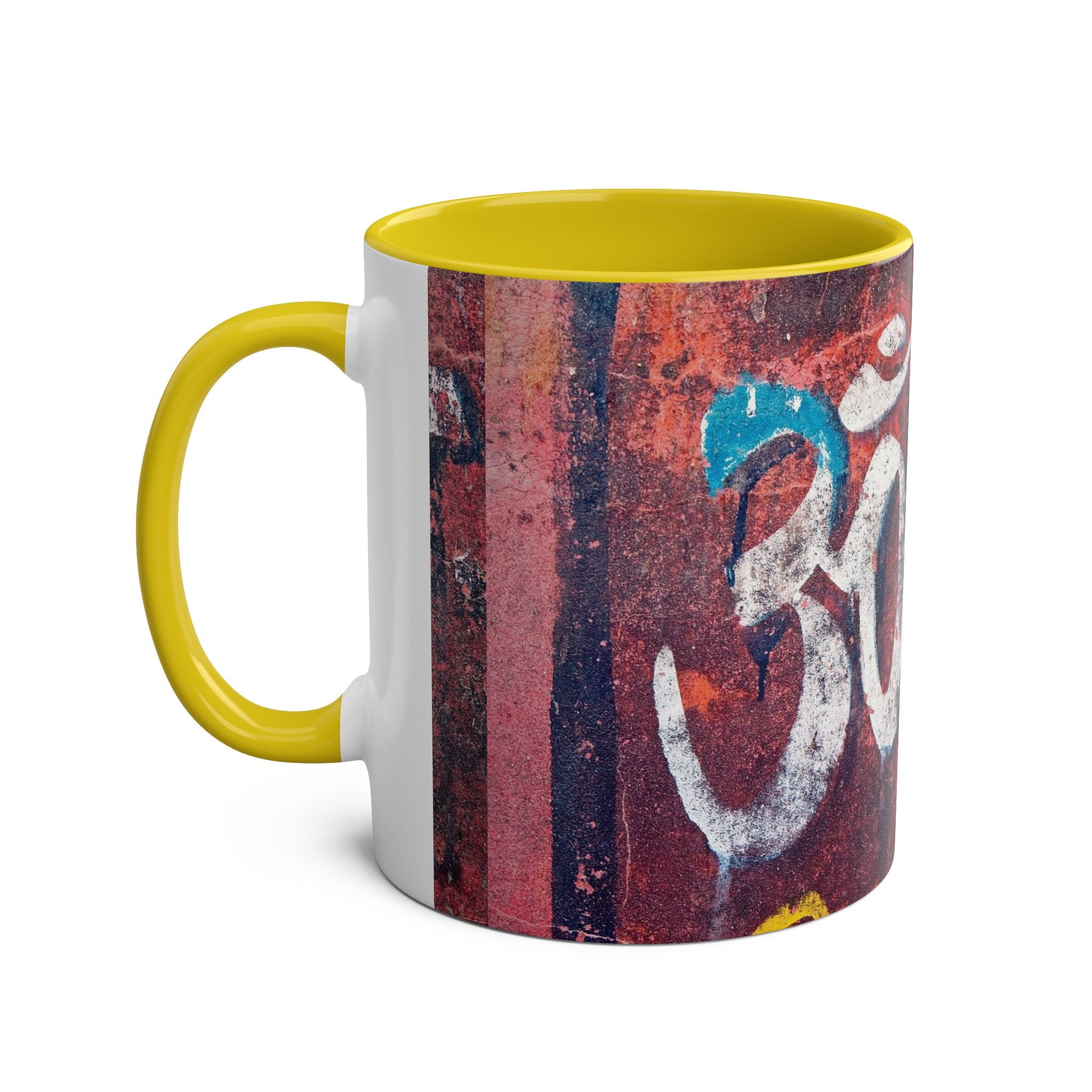 Om, Shiva, Retro, Two-Tone Coffee, Tea Mug, Birthday Gifts, Spritual, Meditation, Zen, Calm,