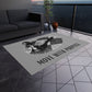 Outdoor Rug — "Move With Purpose" Chess Pawn Motivational Doormat