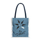 Be Different Whale Tote Bag — Inspirational Ocean Animal Canvas Tote