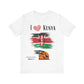 Kenya Love Unisex Jersey Tee - Celebrate Your Heritage! - Conscience Garment