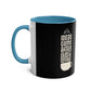 Inspirational Coffee Mug - IDEAS COME AFTER COFFEE, 11oz Two-Tone Mug - Conscience Garment