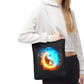 Fire and Ice Yin Yang Tote Bag