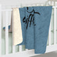 Be Different Sherpa Fleece Blanket — Inspirational Fish Design, Cozy Throw for Gifts & Home