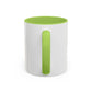 Mind the Gap Coffee Mug — Colorful City Skyline Accent Mug (11/15oz)