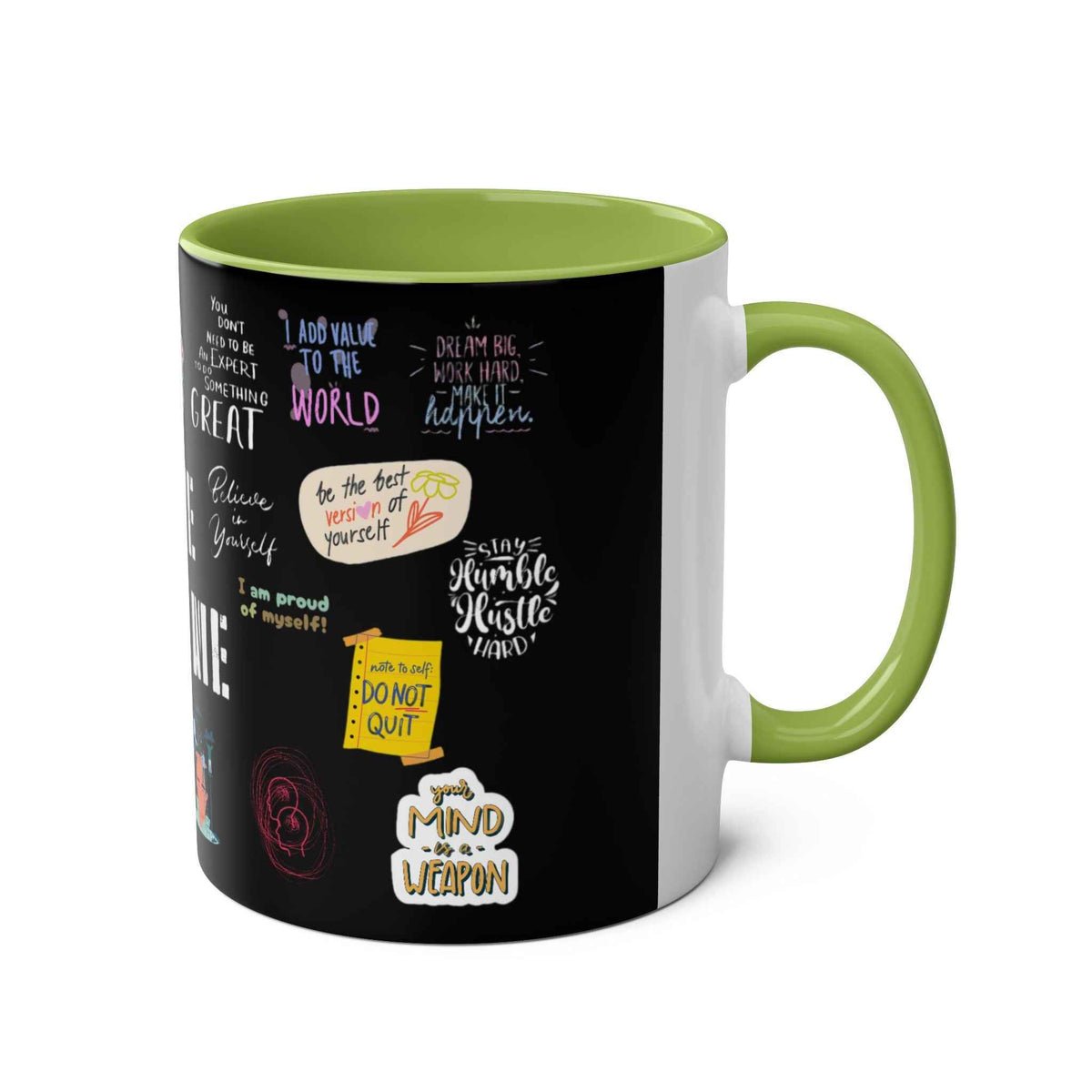 Love Yourself Two-Tone Coffee Mug, 11oz