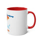 Mindset is Everything Two-Tone Coffee Mug, Birthday Gift, 7 Colors - Conscience Garment