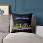 Mind The Gap Skyline Pillow — Neon London Decorative Throw Pillow