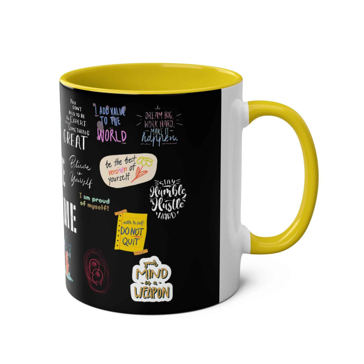 Love Yourself Two-Tone Coffee Mug, 11oz