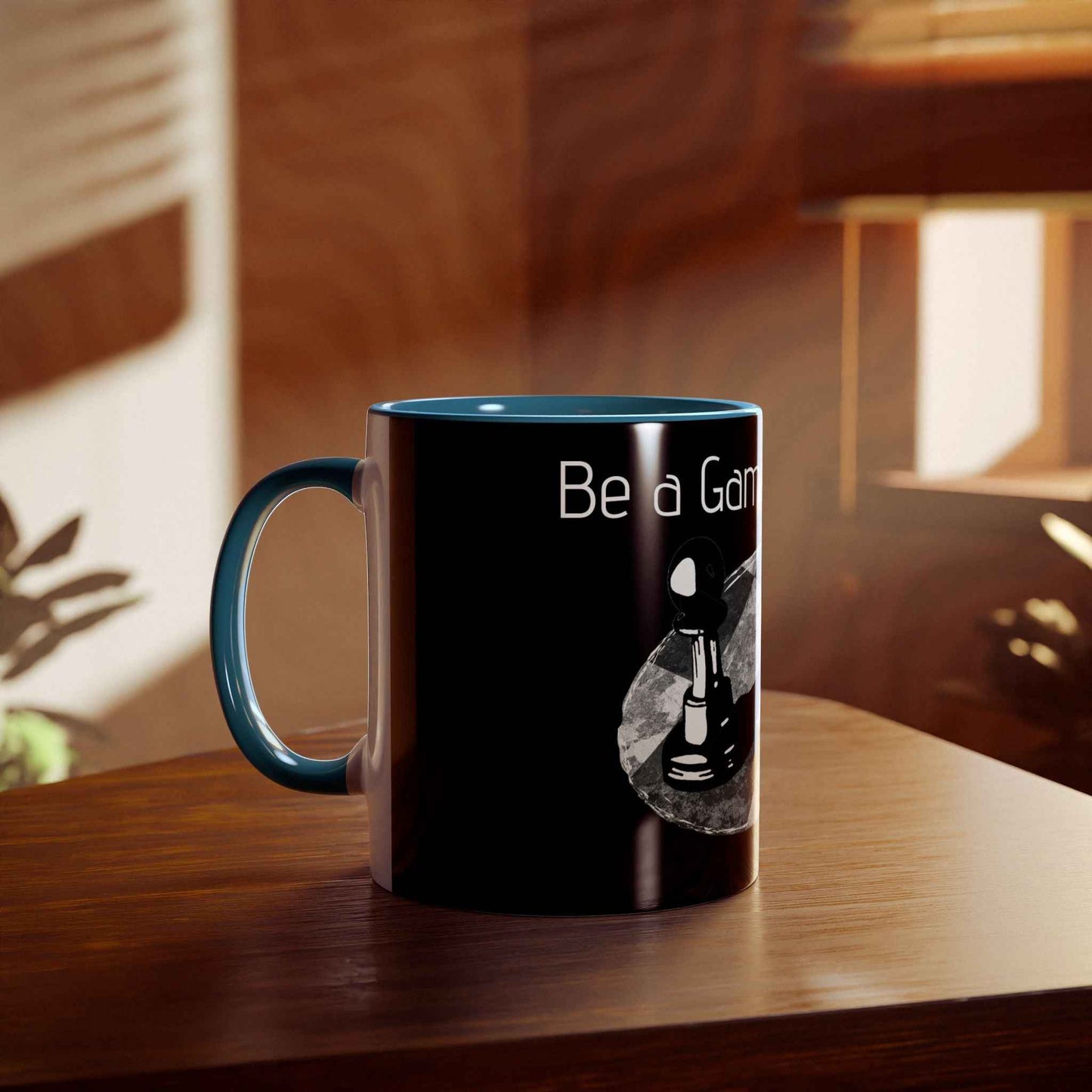 Be a Game Changer, Pawn over powering the King Two-Tone Coffee Mug