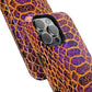 Purple-Gold Snake Skin Magnetic Impact Case