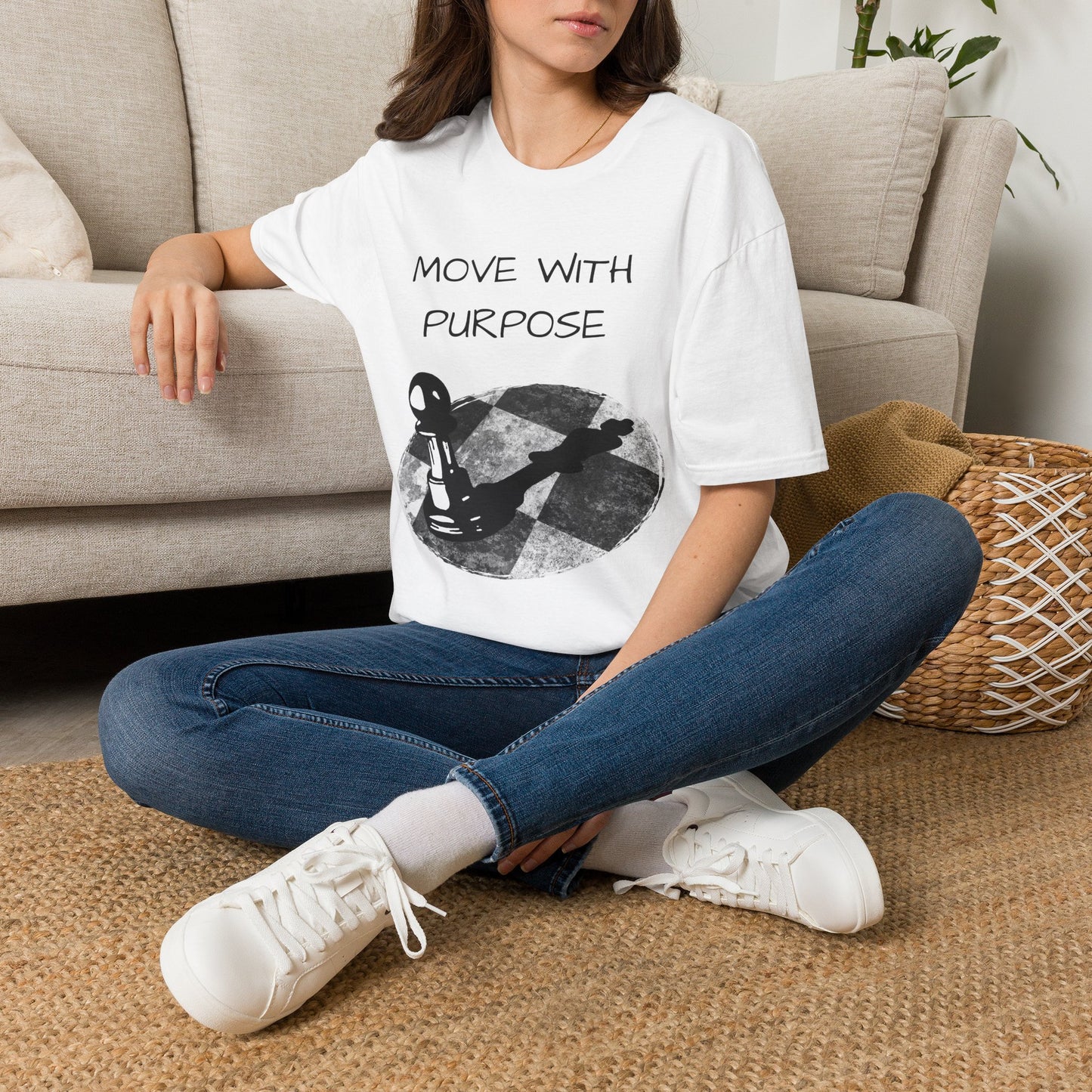 Chess Pawn 'Move With Purpose' T-Shirt