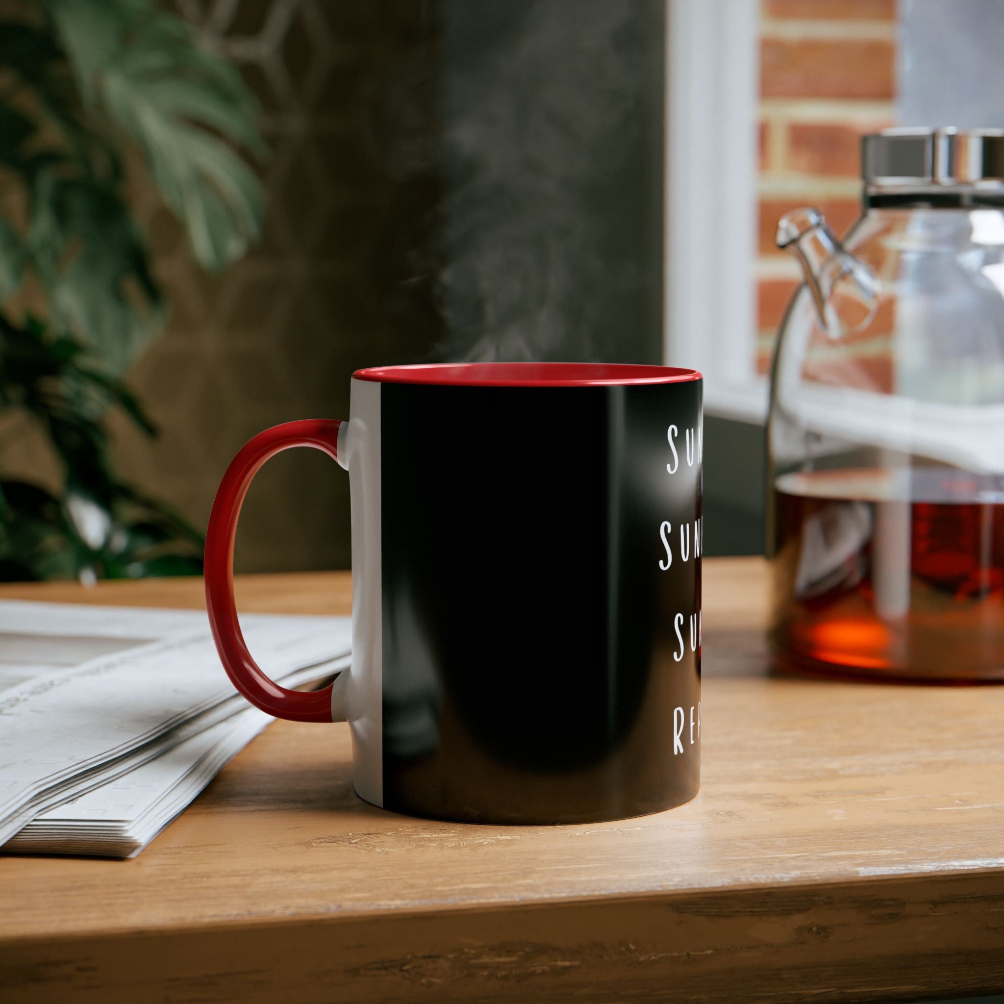 Holiday Mug, 2 tone, Birthday Gift, Mindfulness, Motivational, Inspirational, Conscience Garment, Coffee, Tea, Positive