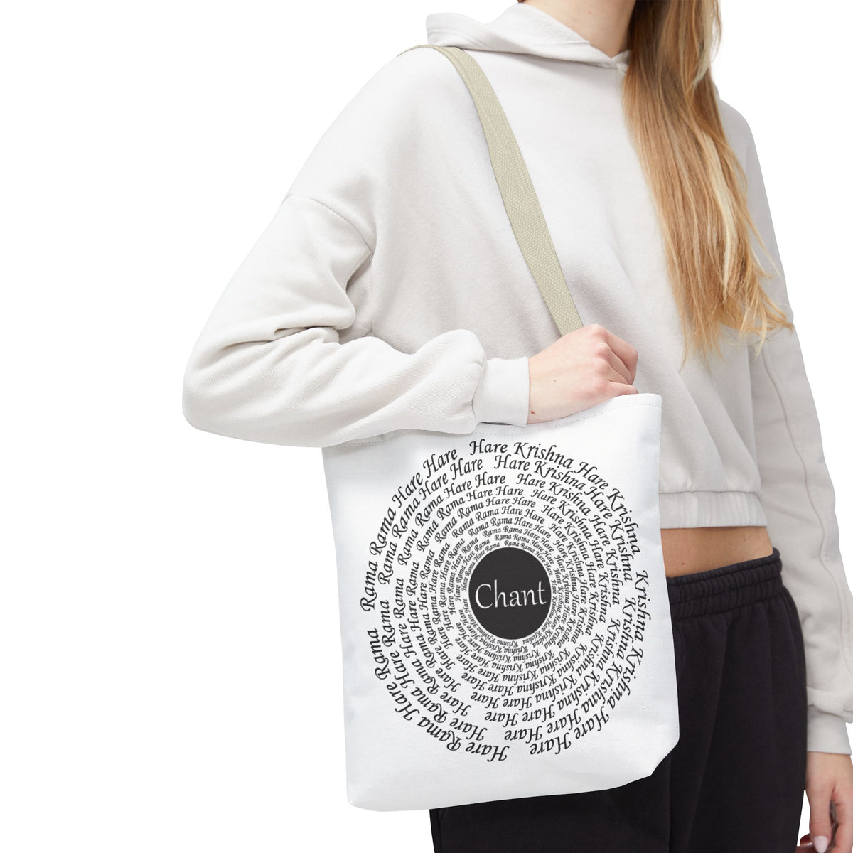 Hare Krishna Chant Mantra Meditation Tote Bag